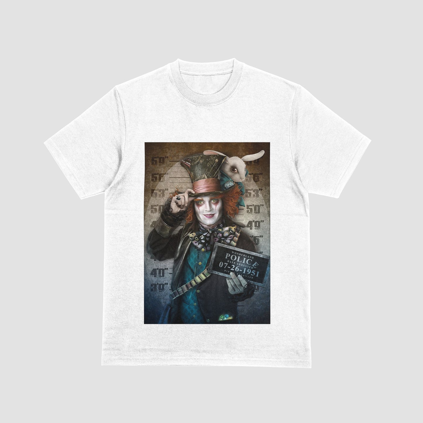 Mad Hatter Mug Shot T-Shirt