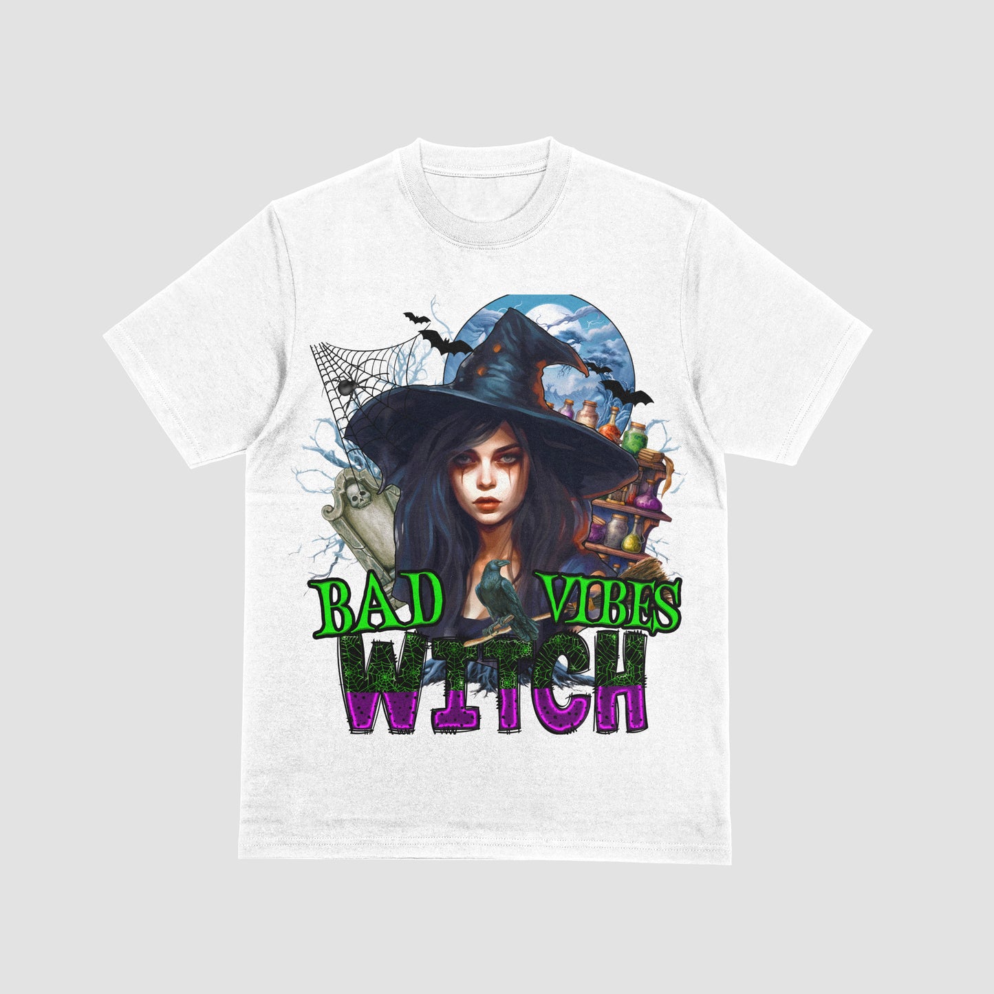 Bad Witch Vibes Halloween T-Shirt