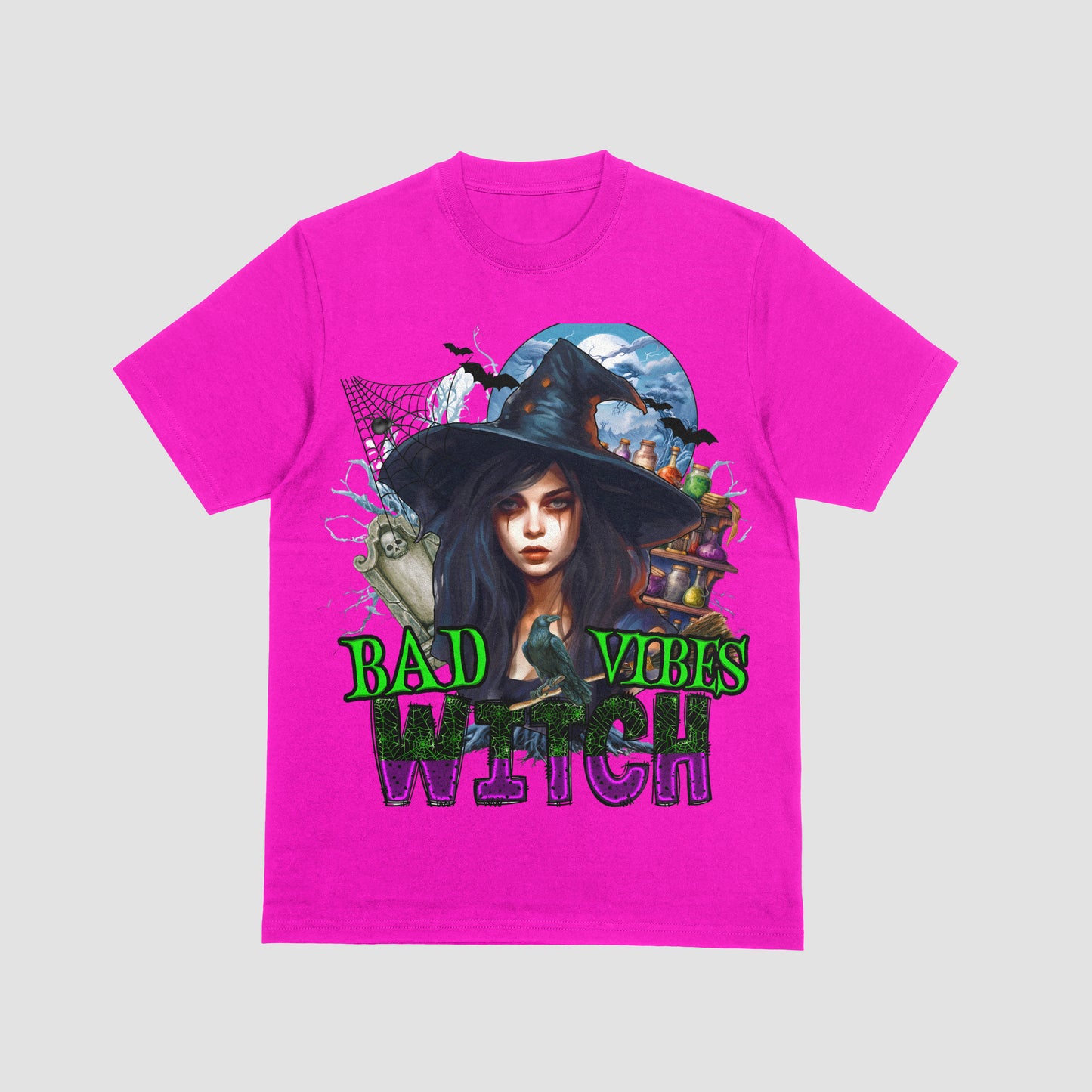 Bad Witch Vibes Halloween T-Shirt