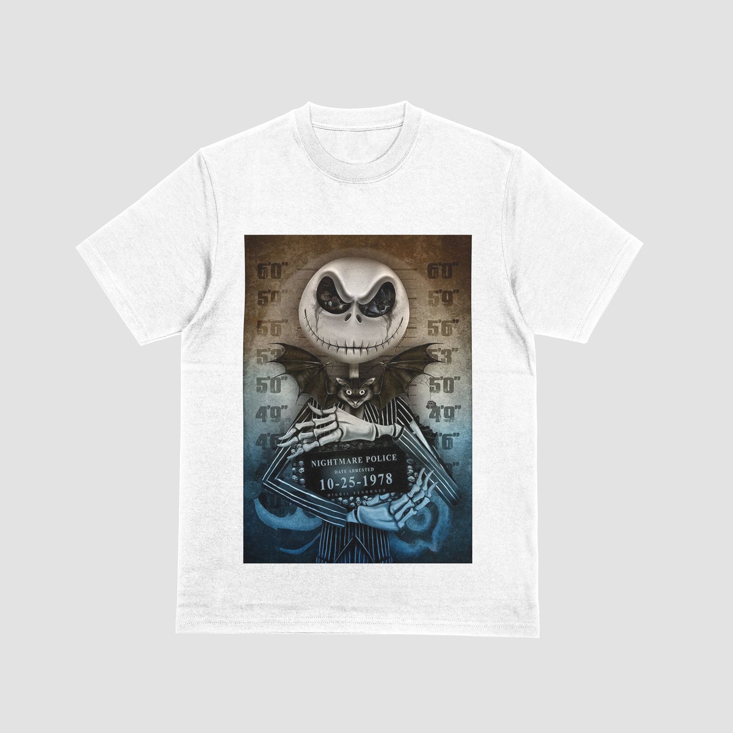 Jack Skellington Mug Shot T-Shirt