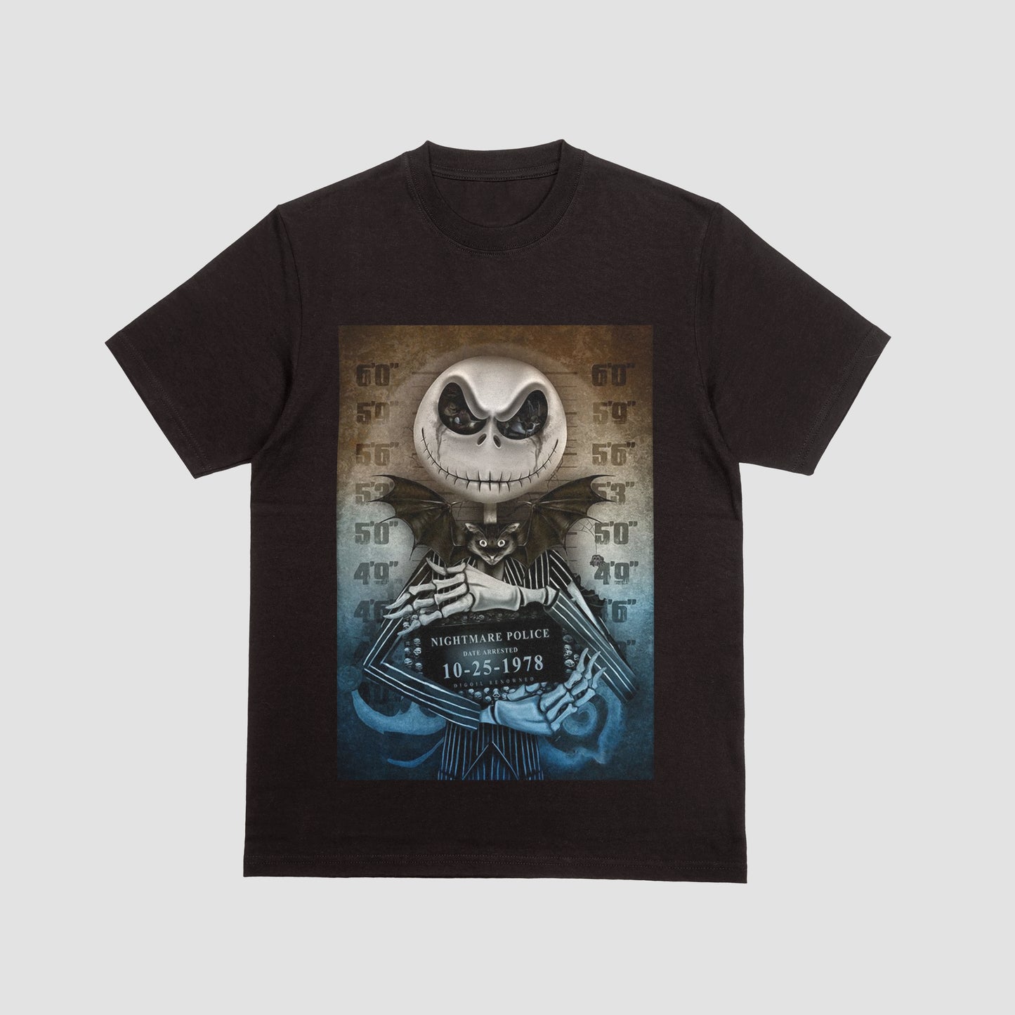 Jack Skellington Mug Shot T-Shirt