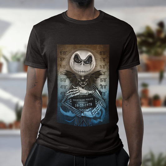 Jack Skellington Mug Shot T-Shirt